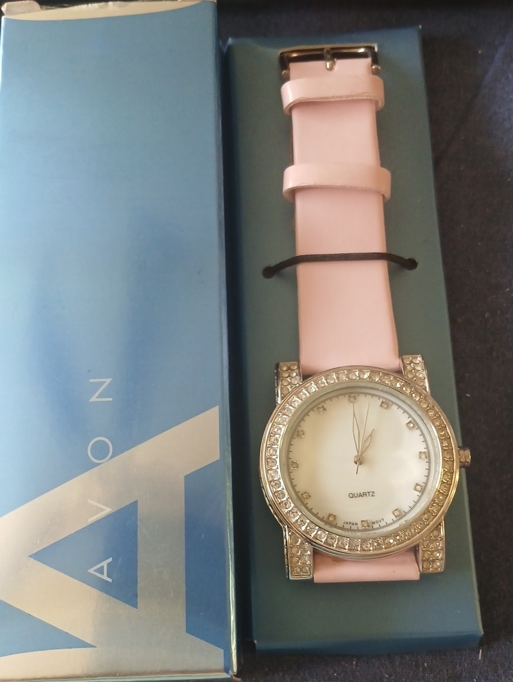 Women’s Pink Crystal Accent Quartz Watch